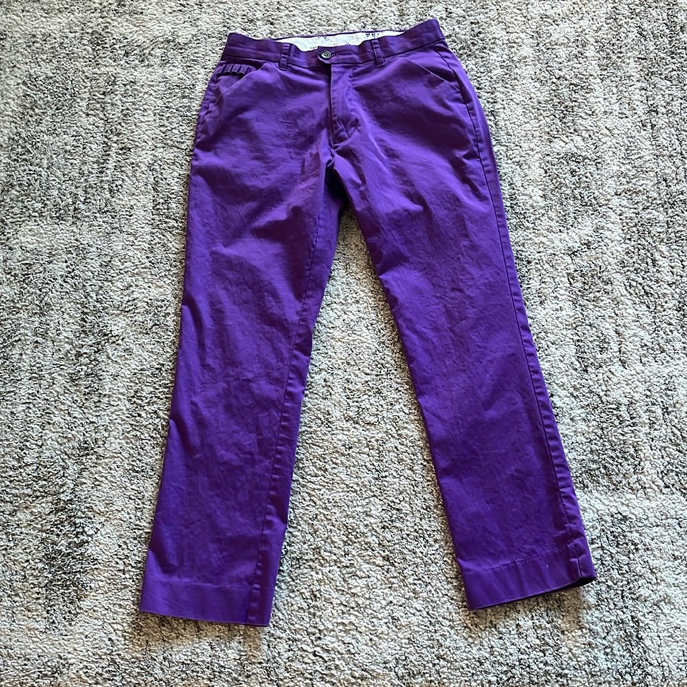 Men’s golf pants.  Royal & Awesome